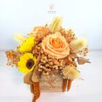 Centro de Flor Preservada Vintage