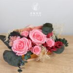 Centro Decorativo de Rosas Preservadas