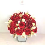 Centro de Navidad de Rosas Preservadas